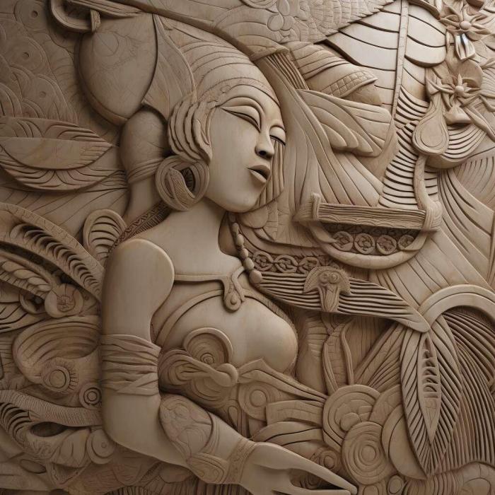 نموذج ثلاثي الأبعاد لآلة CNC 3D Art 